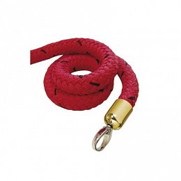 Vymedzovací lano, 1500 mm, červené, mosaz